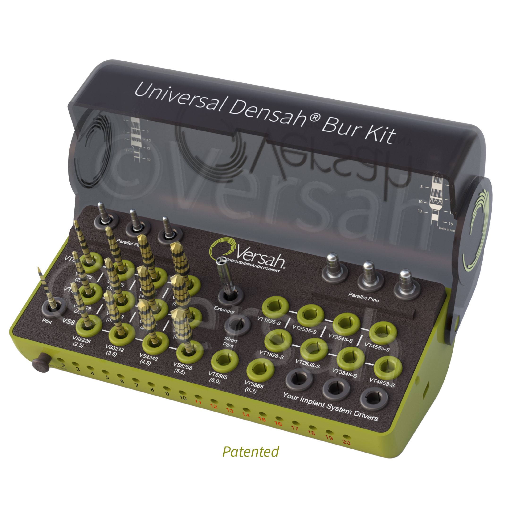 その他 Universal Densah Bur Kit Universal DENSAH® Bur Holder
